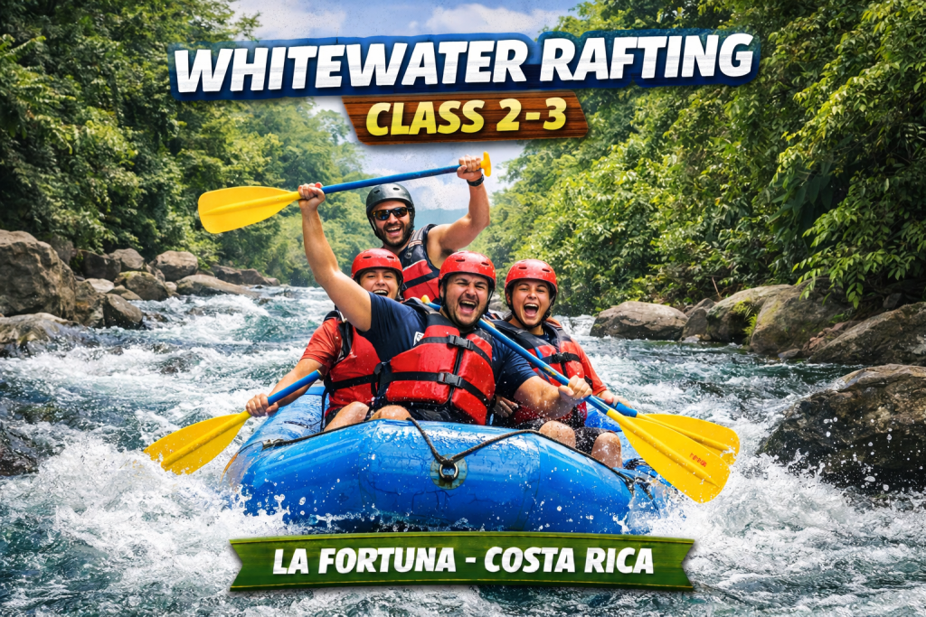 Rafting tour in La Fortuna Costa Rica